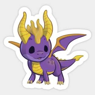 Purple Dragon Sticker